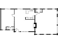 cost of log home per square foot example 1